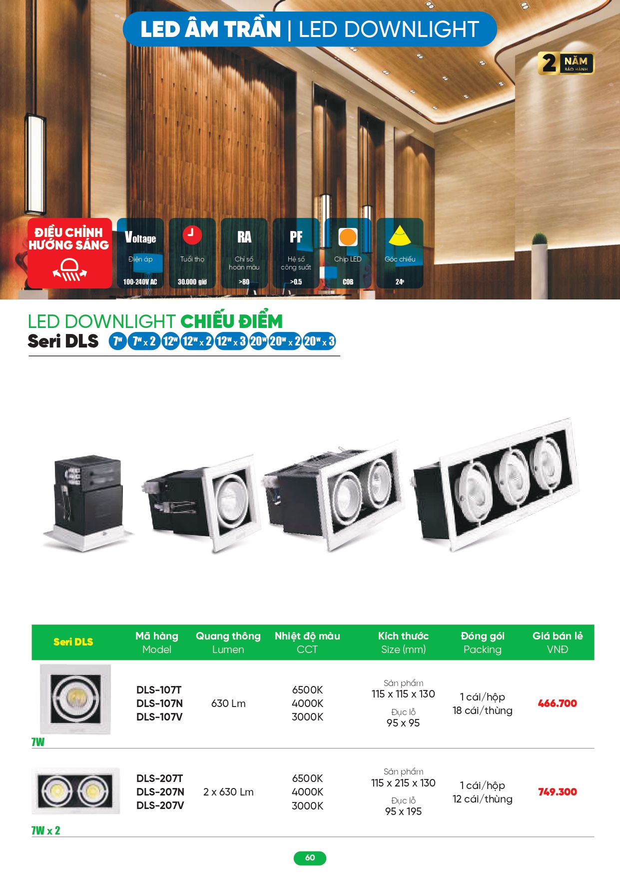 Bảng giá đèn LED MPE 2026